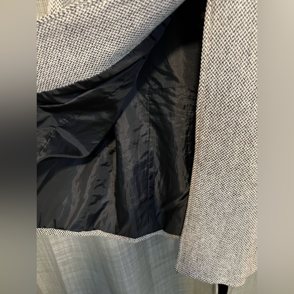 Merona Classic Gray Trench Coat - Picture 3 of 6